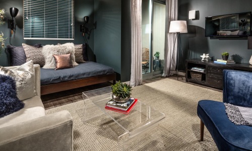 spacious living room