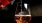a glass of wine being poured